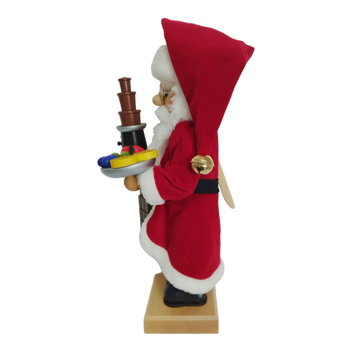 Nussknacker Weihnachtsmann mit Schokobrunnen – Bild 5