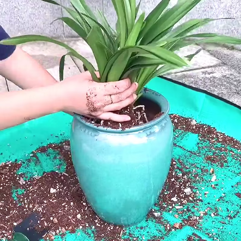 Hochwertiges, umweltfreundliches Garten Pad aus Kunststoff in grün: wasserdicht und wiederverwendbar – Bild 5