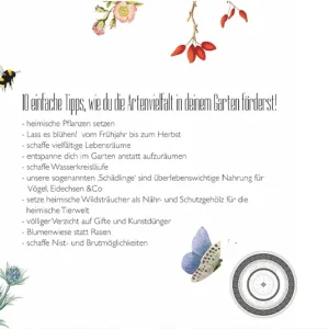 Natur Garten Tafel – 10 Tipps