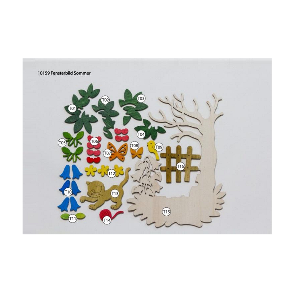 Bastelset Fensterbild Sommer – Bild 5