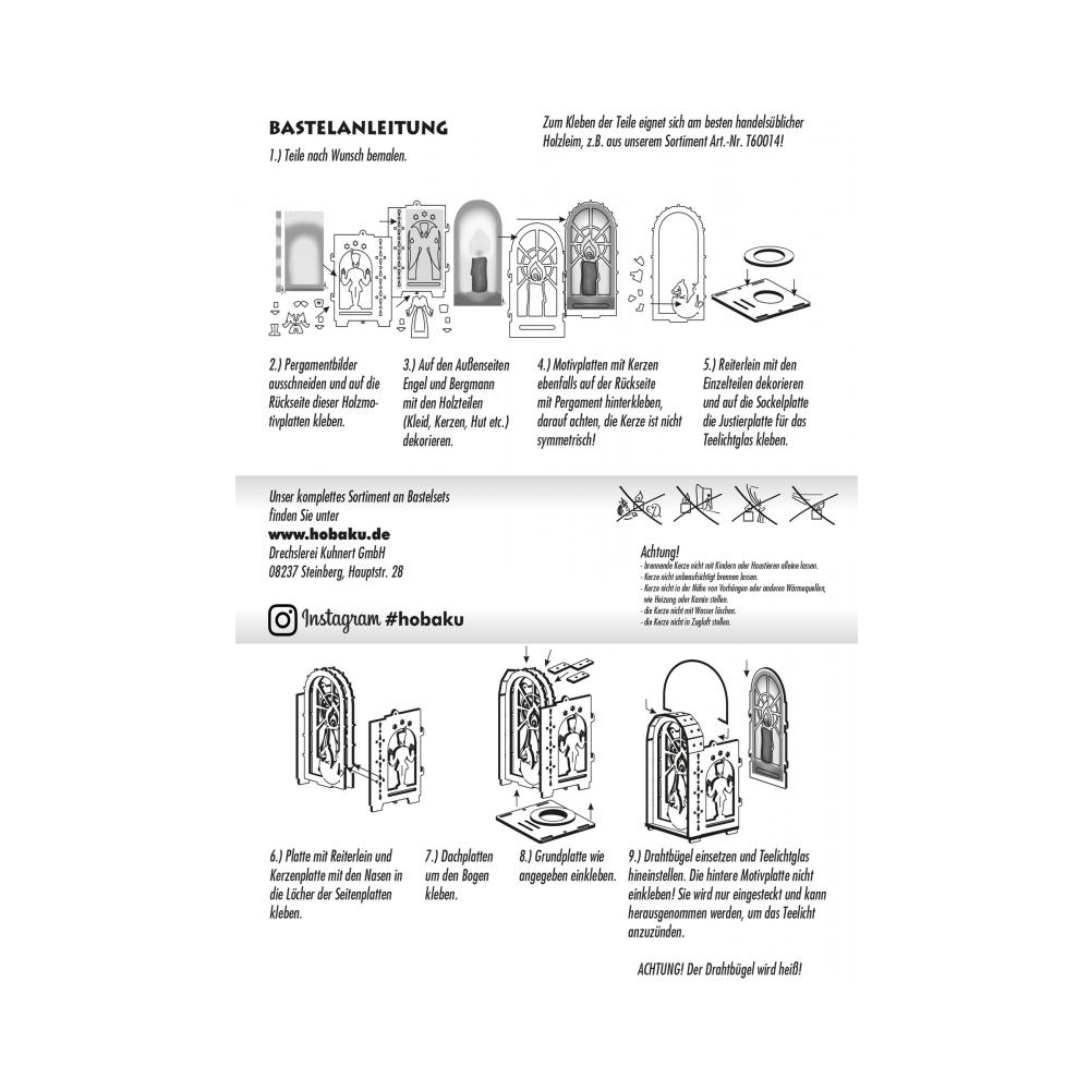 Bastelset Laterne Erzgebirge – Bild 5
