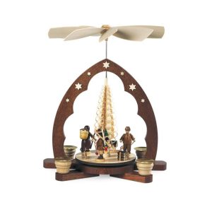 Spitzbogenpyramide Erzgebirgsfiguren