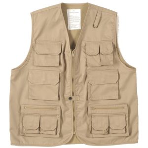 Jagdweste Anglerweste khaki