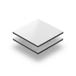 Dibond® Platte Weiß 3 mm RAL 9003
