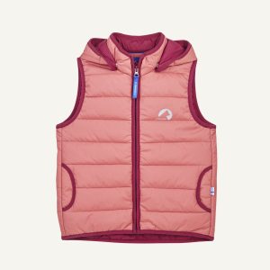 VANULI Leichte Steppweste – Zip in rose/beet Innenjacke von Finkid