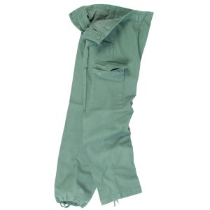 Moleskinhose oliv washed