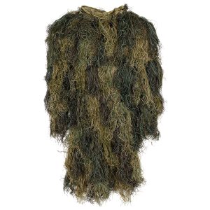 MFH Tarnparka Ghillie mit Packsack woodland