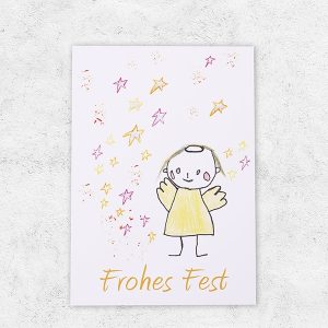 Postkarte Engel „Frohes Fest“