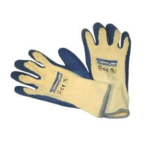 Qualitäts-Strickhandschuh PowerGrab gelb/blau Restposten