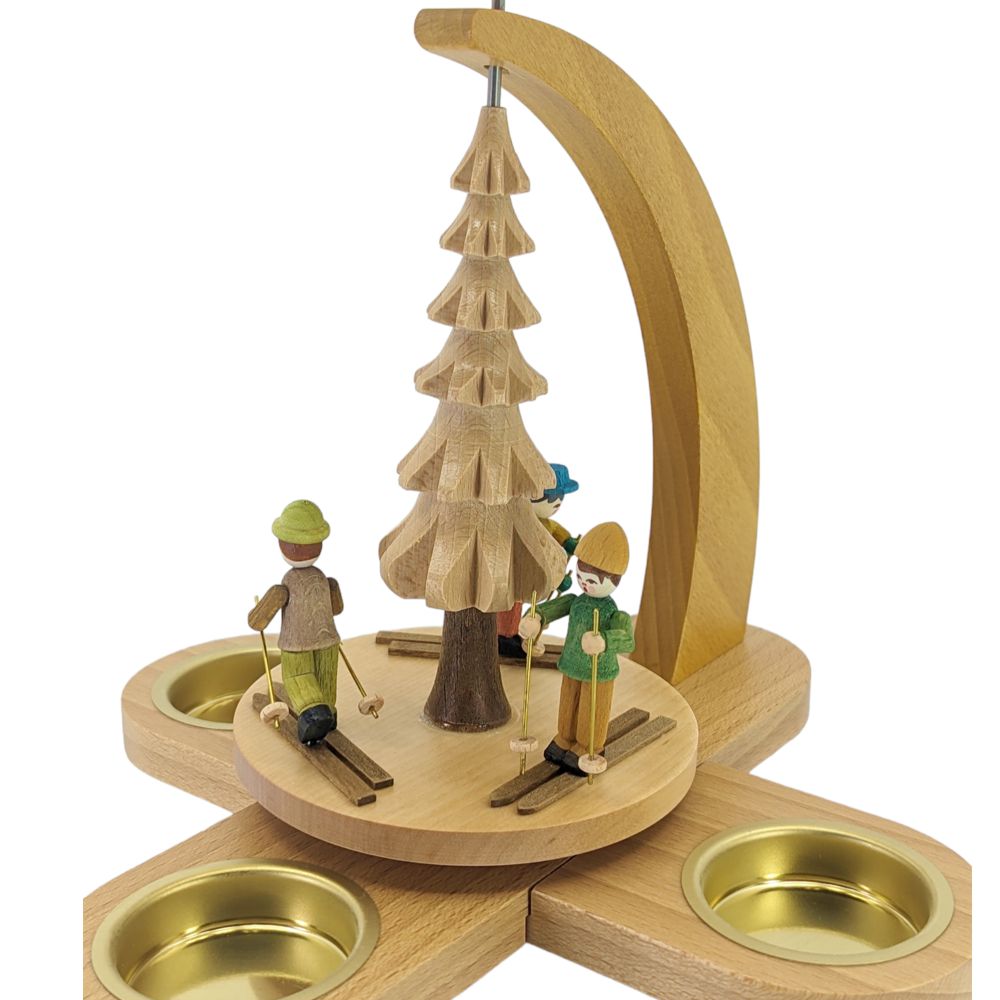 Teelichtpyramide Winterkinder – Bild 4