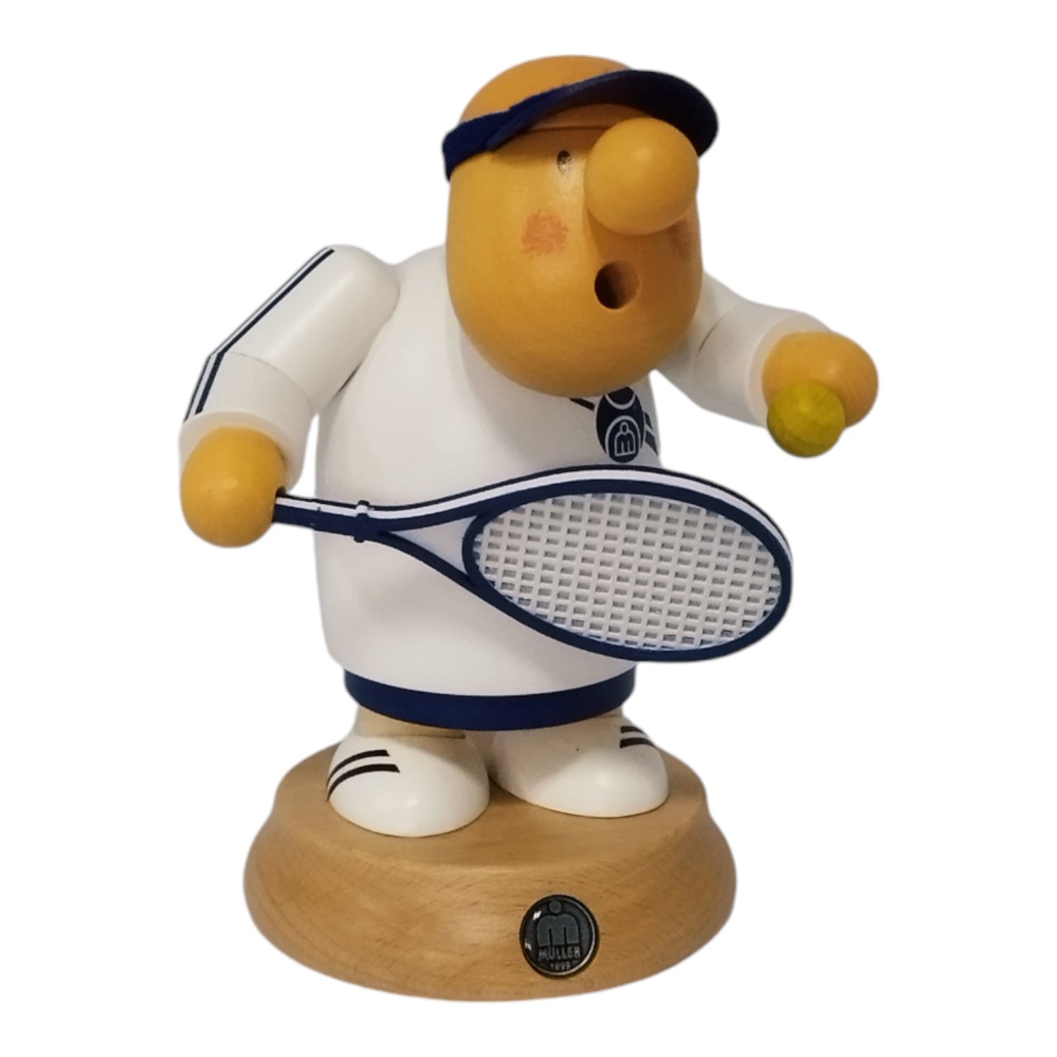 Räuchermann Müllerchen Tennisspieler – Bild 2