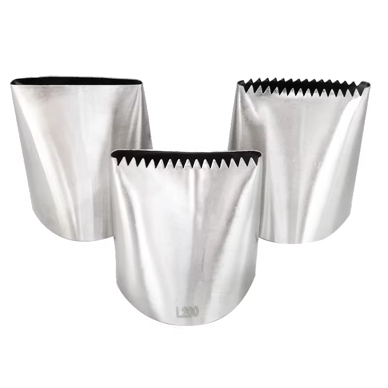 Extra Große Edelstahl Düse für Kuchendekoration – Creme Kuchen Dekorationswerkzeuge und Fondant Backzubehör aus Edelstahl 304 – Bild 5