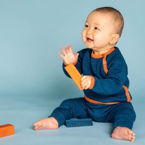 Bio Baby Strickjacke Picasso von sense organic