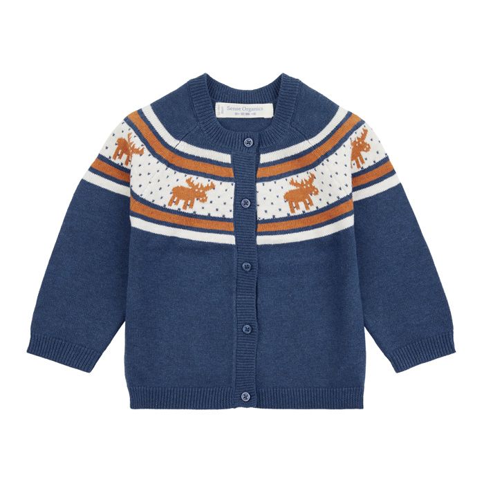 Bio Baby Strickjacke Rentier, Maxim von sense organic – Bild 3