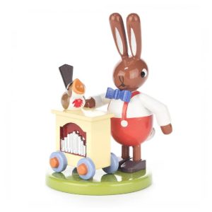 Hase mit Leierkasten, klein