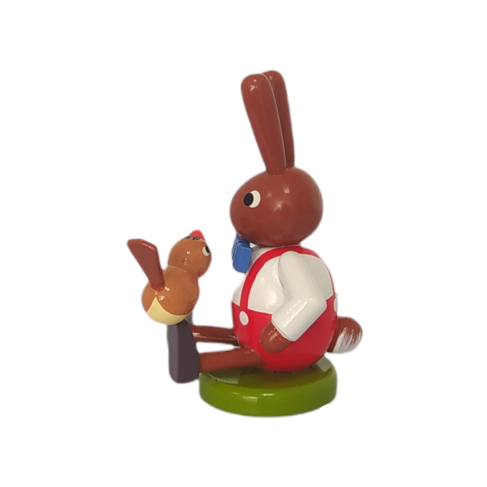 Hase mit Vogel, klein – Bild 3