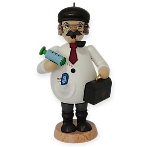 Räuchermann Arzt, farbig