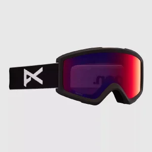 Anon Helix 2 Black (+Bonus Lens) Goggle perceive sunny red+amber