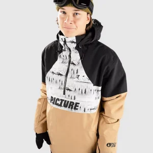 Picture Occan Anorak a tannin / black