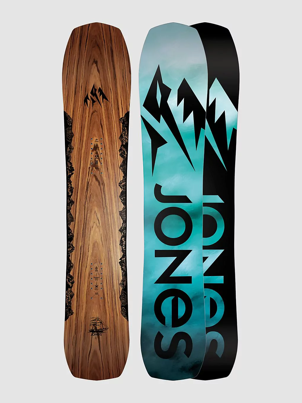 Jones Snowboards Flagship 2024 Snowboard wood veneer – Bild 2