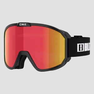 BLIZ Active Eyewear Rave Matt Black W White (+Bonus Lens) Goggle brown red