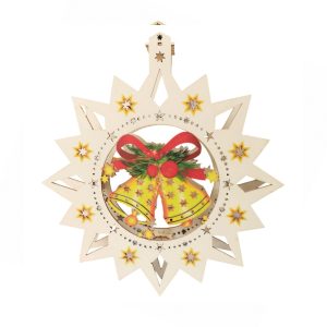 Fensterbild Glocken, elektrisch