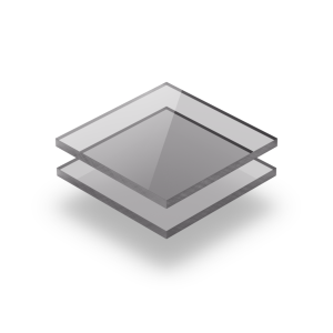 Acrylglas Platte getönt Grau 3 mm