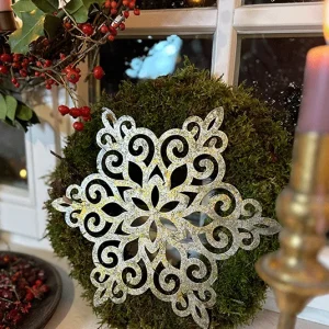 DIY Set – Mooskranz mit Metallstern Groß