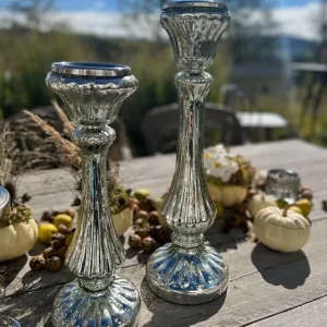 Kerzenständer silber  groß