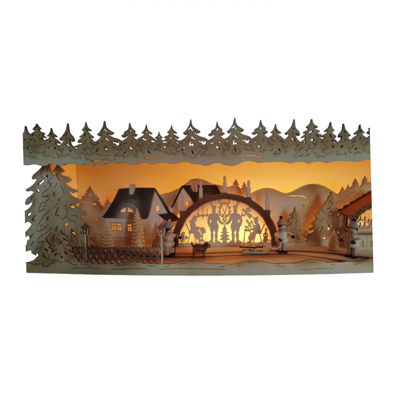 Panorama Schwibbogen Erhöhung, Weihnachtsidyll – Bild 4