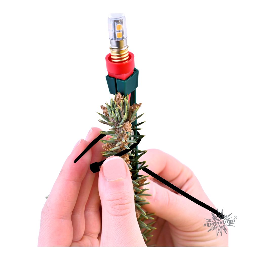 Sternhalter für Baumspitze für alle Kunststoff 13cm Sterne (A1e) – Bild 3