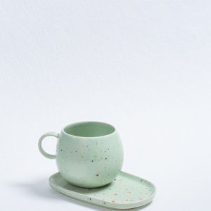 Tasse New Party Ball, grün, 500 ml von egg back home