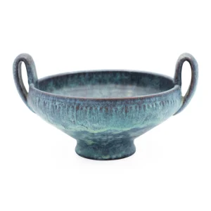 Karlsruher Majolika Keramik Henkelschale