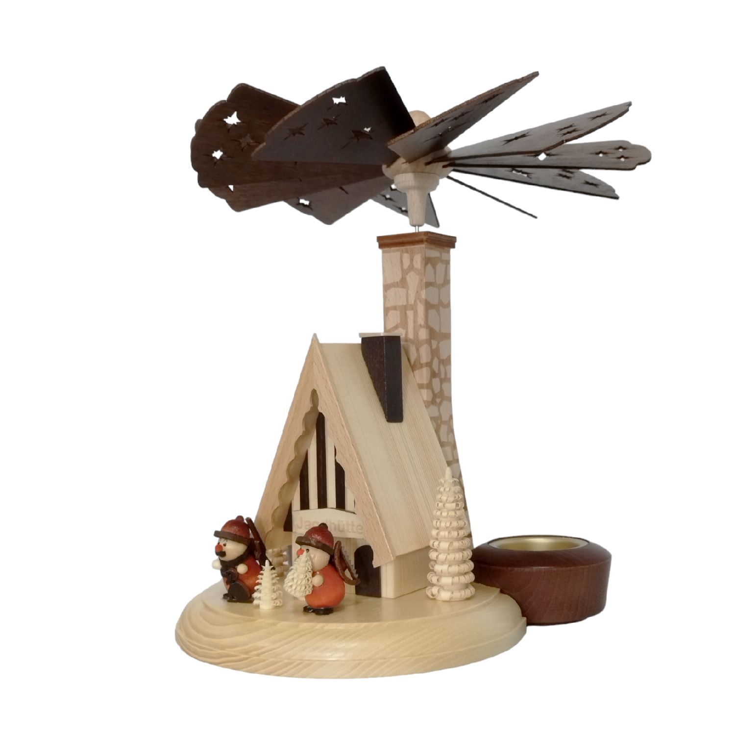 Räucherpyramide Förster mit Baummauser – Bild 3