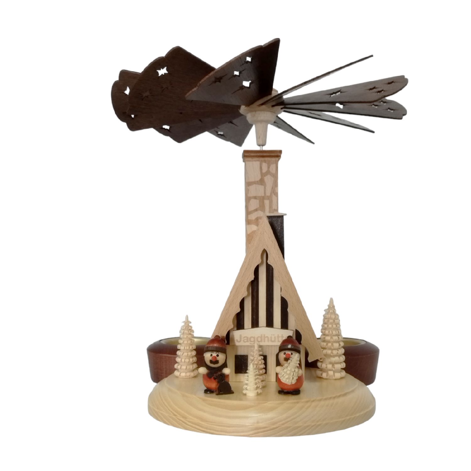 Räucherpyramide Förster mit Baummauser – Bild 2