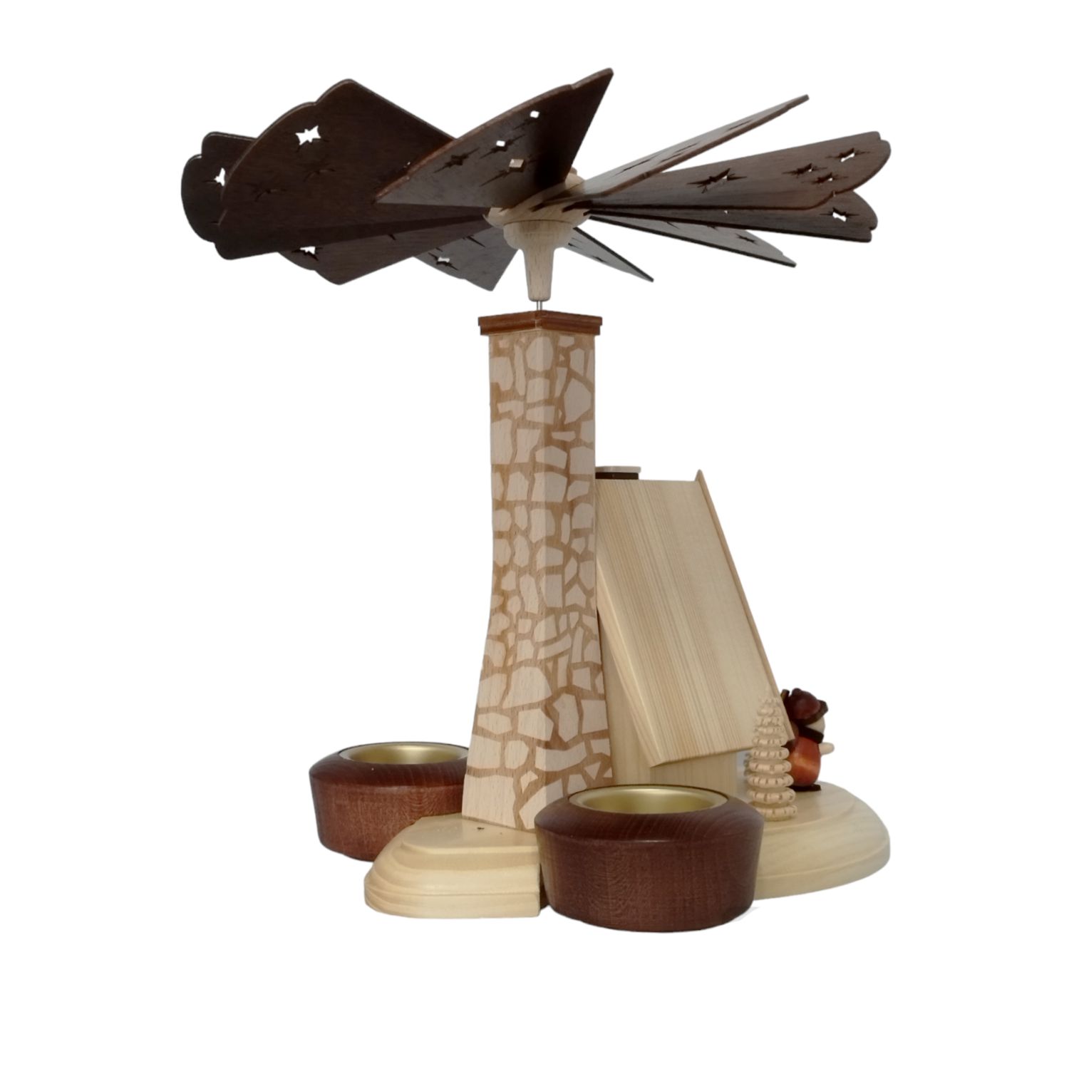 Räucherpyramide Förster mit Baummauser – Bild 7