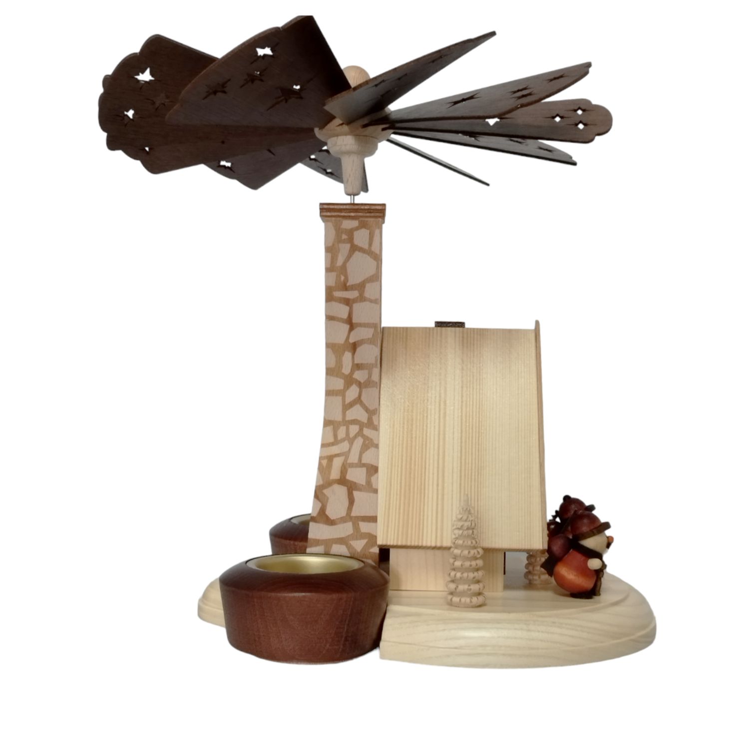 Räucherpyramide Förster mit Baummauser – Bild 8