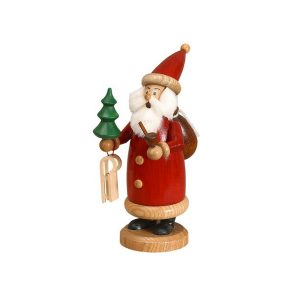 Räuchermann Weihnachtsmann rot, klein
