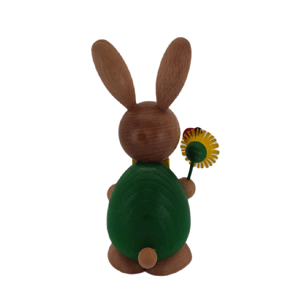 Osterhase stehend mit Sonnenblume – Bild 4