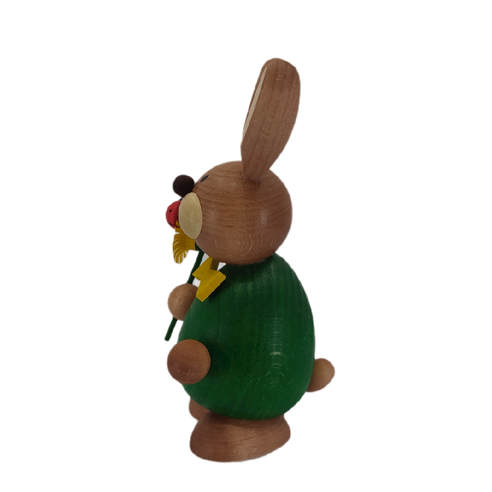 Osterhase stehend mit Sonnenblume – Bild 3