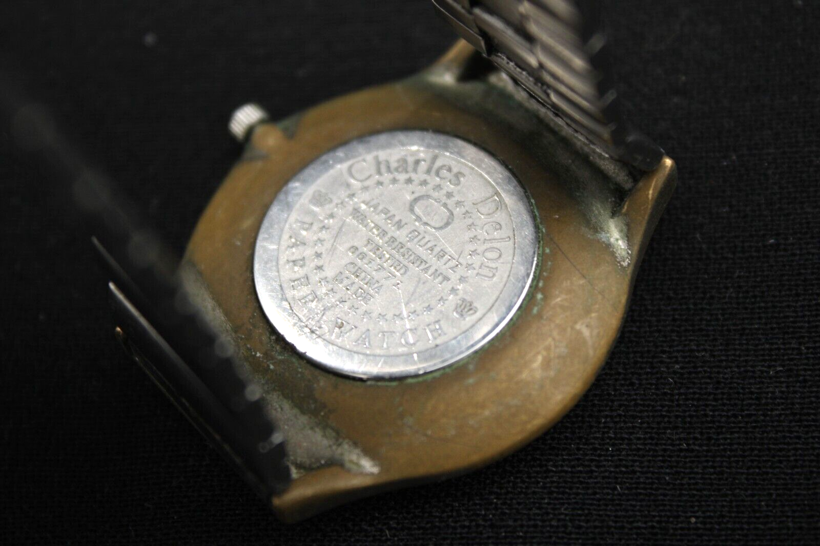 Charles Delon Paper Watch Uhr Handaufzug silber wasserdicht China Made Vintage – Bild 7