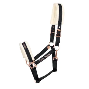 Nachhaltiges Halfter Schwarz Rosegold