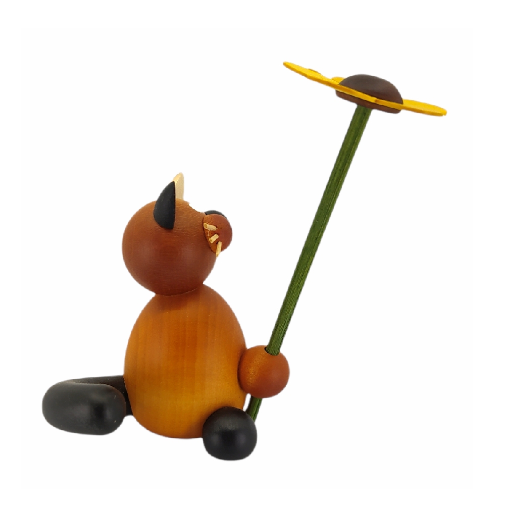 Glückskatze Lilli mit Blume – Bild 5