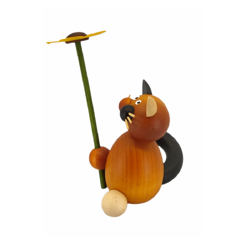 Glückskatze Lilli mit Blume – Bild 3