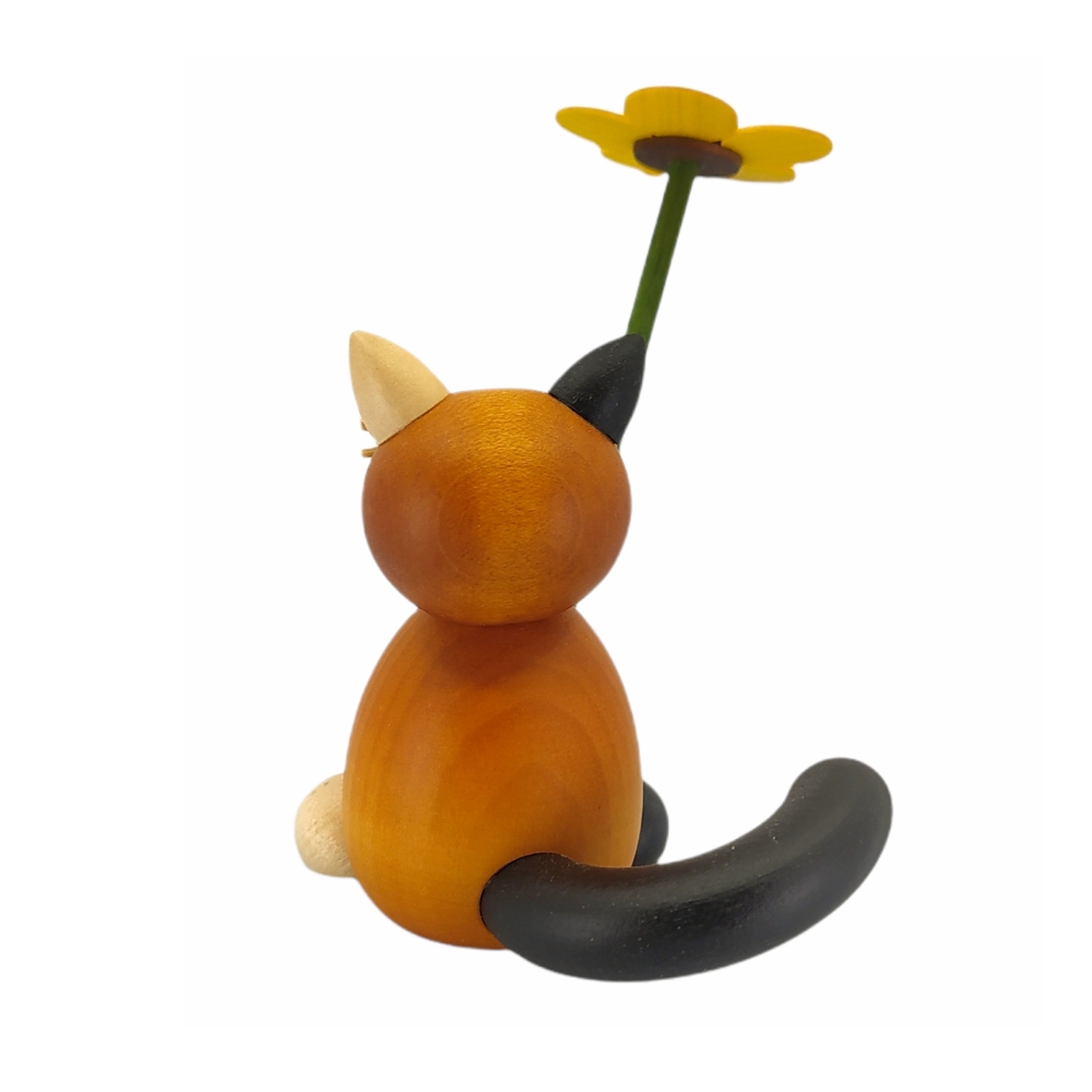 Glückskatze Lilli mit Blume – Bild 4