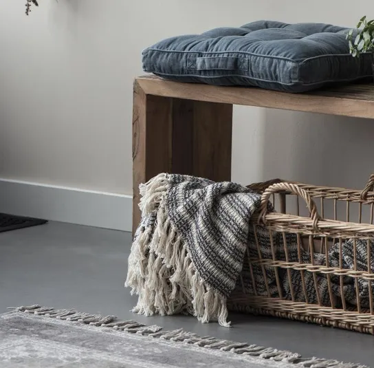 Decke black/white, Strandtuch, Kuscheldecke – Bild 6