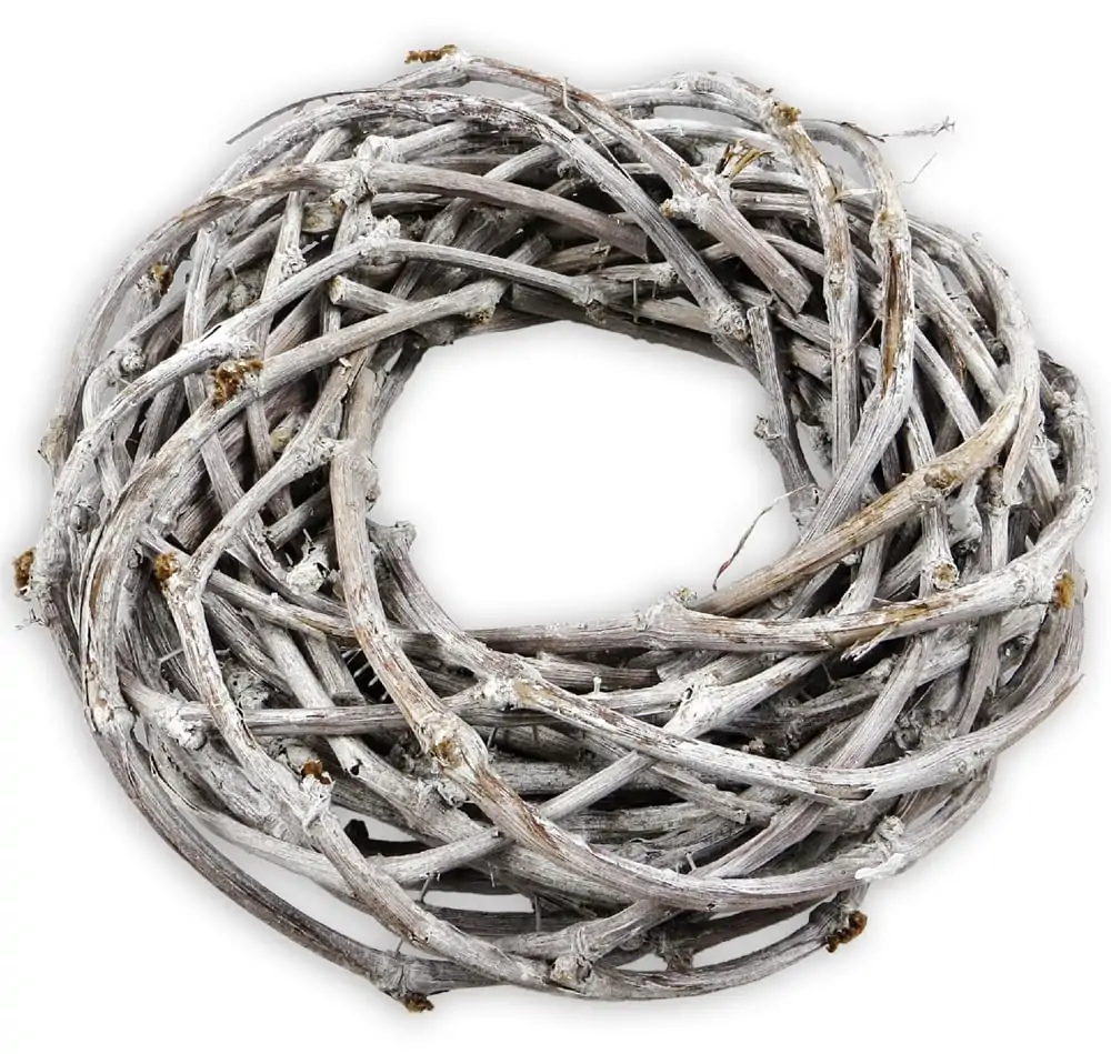 Dekokränze aus Weinreben Kränze Türkränze Holz weiß gekalkt – 4 Größen – Bild 4