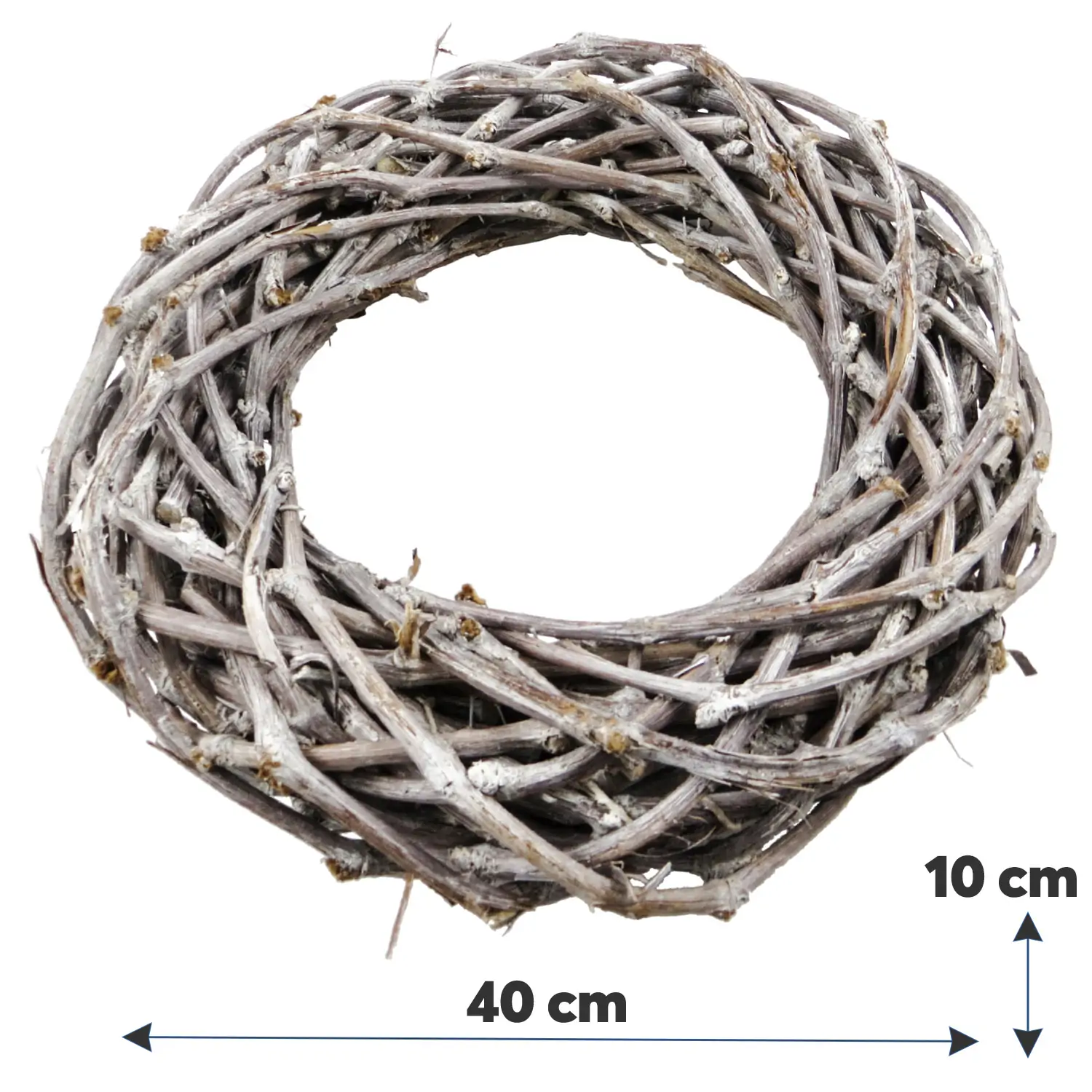 Dekokränze aus Weinreben Kränze Türkränze Holz weiß gekalkt – 4 Größen – Bild 9