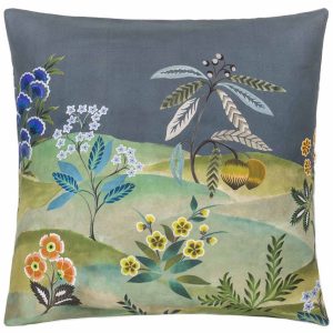 DESIGNERS GUILD Bettwäsche BROCART DECORATIF INDIGO, Kissenbezug 65 x 65