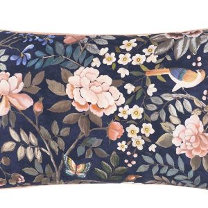 DESIGNERS GUILD Bettwäsche PORCELAINE DE CHINE Midnight, Kissenbezug 40 x 80